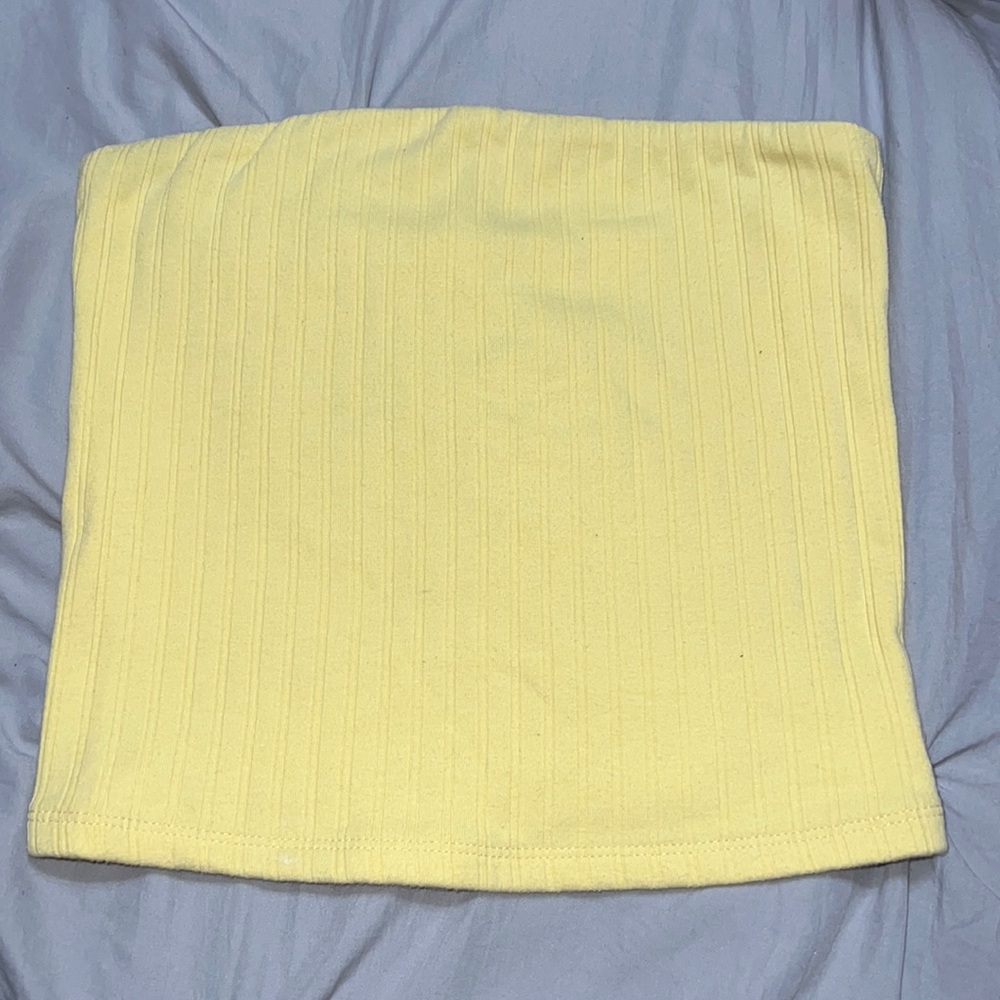 American Eagle, small, pastel yellow, tube top